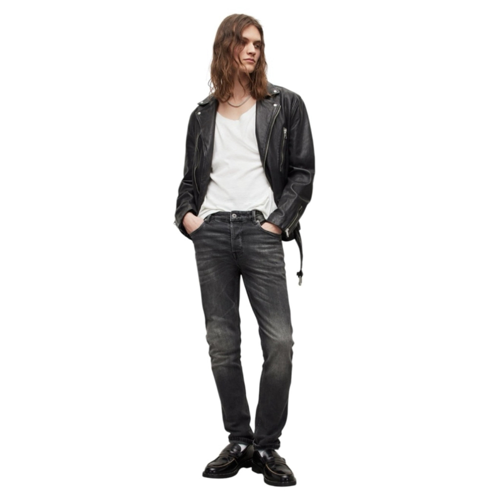 All Saints Cigarette Midrise Skinny Jeans Black Size 30/30